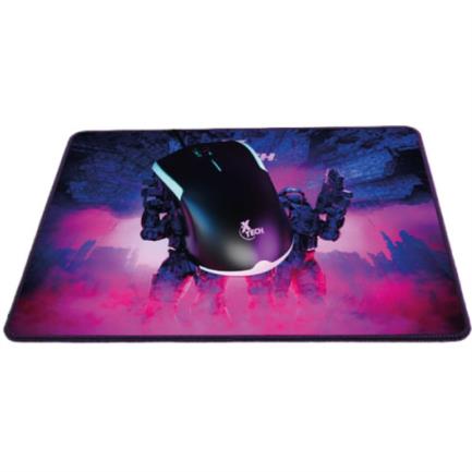 Teclado Mouse y Mousepad XTech Gaming RGB Hasha XTK 535S Full Size USB Español Negro LED RGB