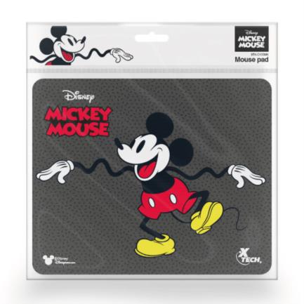 Mousepad XTech Mickey Mouse Disney XTA-D100MK Base de Goma Antideslizante 30x25cm para Máxima Precision