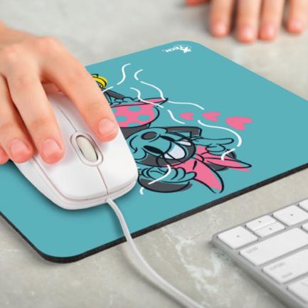 Mousepad XTech Minnie Mouse Disney XTA-D100MM Superficie para Maxima Precision Base de Goma Antideslizante