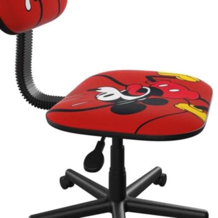 Silla XTech Mickey Mouse Disney XTF-DC001MK Asiento Extra Acolchado y Ruedas Suaves Peso de Hasta 79kg