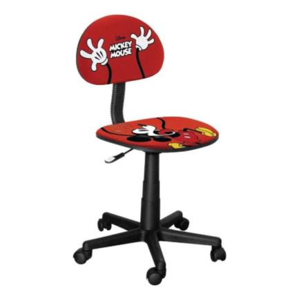 Silla XTech Mickey Mouse Disney XTF-DC001MK Asiento Extra Acolchado y Ruedas Suaves Peso de Hasta 79kg