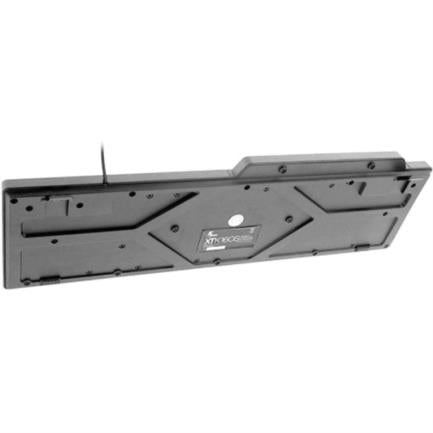 Teclado XTech Multimedia Cableado Español XTK-160S, 105 Teclas, 1.5m Cable, Color Negro