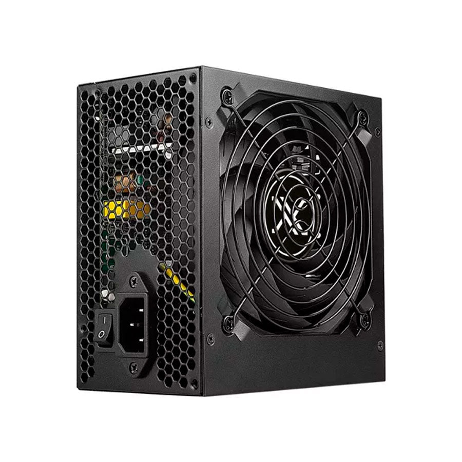 FUENTE DE PODER XZEAL XZ500 ATX 500W 80PLUS NO MODULAR NEGRO, Eficiente, Silenciosa y Compacta