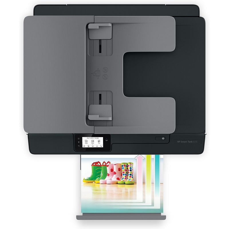 Impresora Multifuncional HP 615 Color Smart Tank Inalámbrica, Escáner Plano, USB 2.0