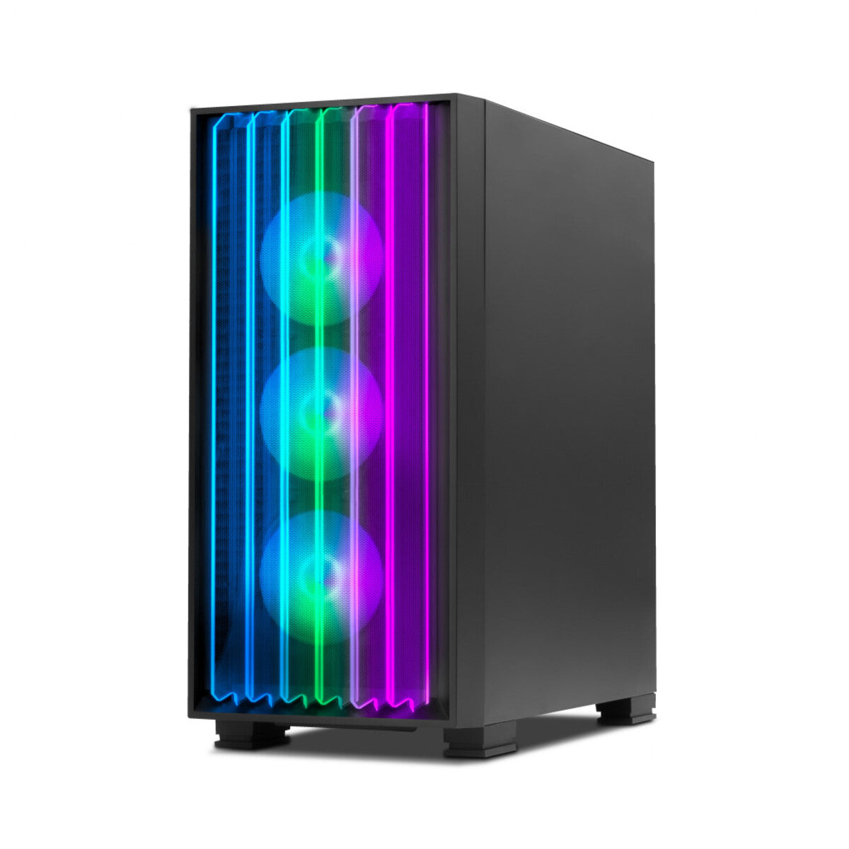 Gabinete Yeyian Mirage X Mid ATX/M-ATX/ITX, 9 Ventiladores, RGB Sync