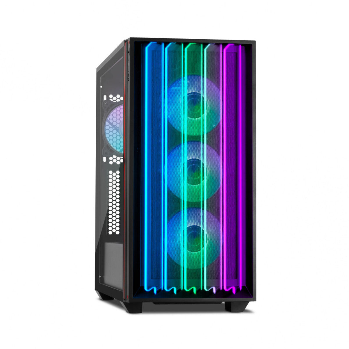 Gabinete Yeyian Mirage S ATX/Micro-ATX/ITX, Ventana, USB 3.2, Negro