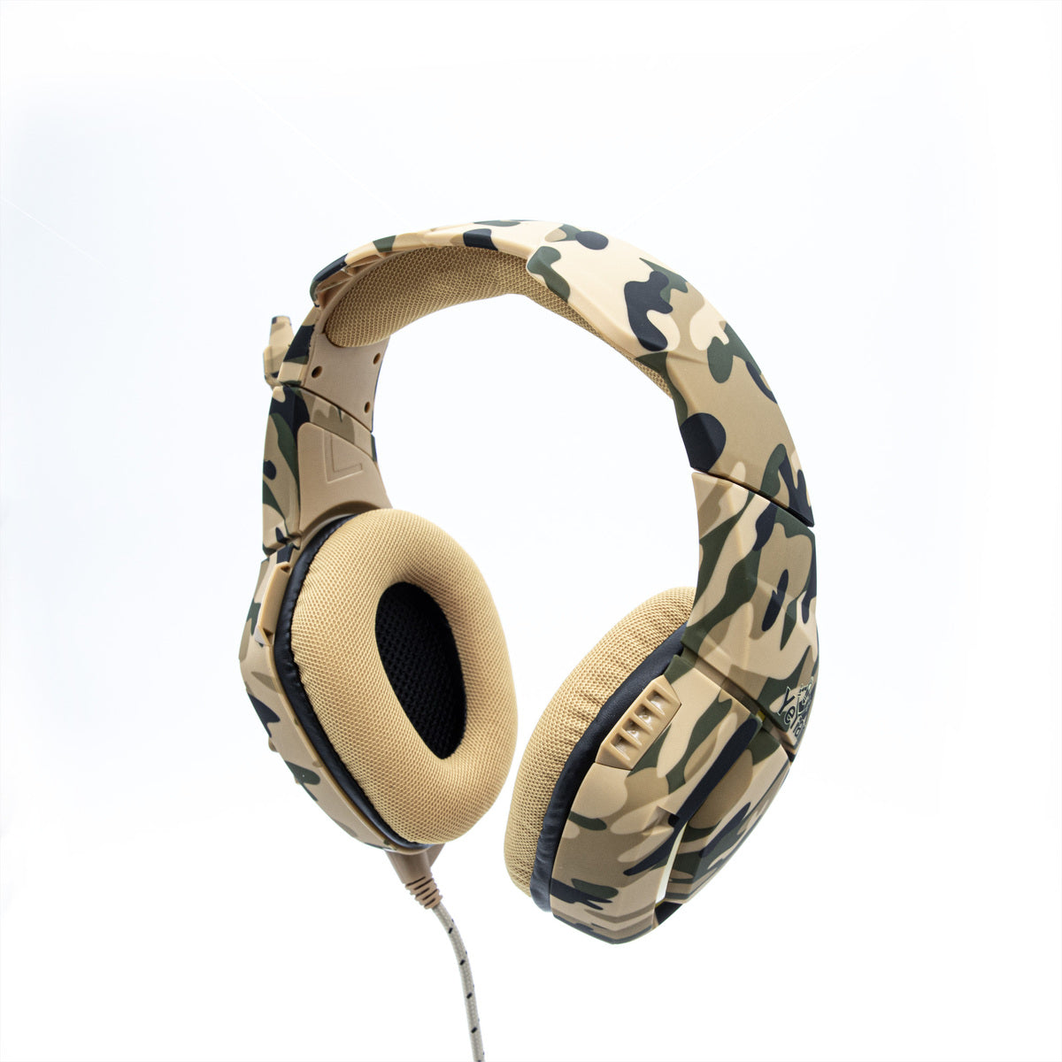 Diadema Gamer Yeyian YDF-33401D Desert Military S3000 LED/USB/3.5mm, Sonido Envolvente 7.1, Micrófono Desmontable