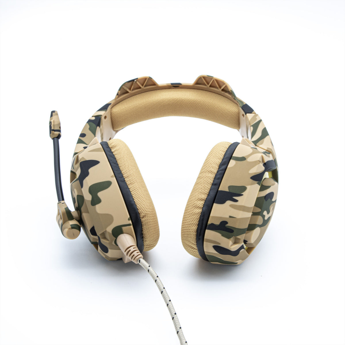 Diadema Gamer Yeyian YDF-33401D Desert Military S3000 LED/USB/3.5mm, Sonido Envolvente 7.1, Micrófono Desmontable