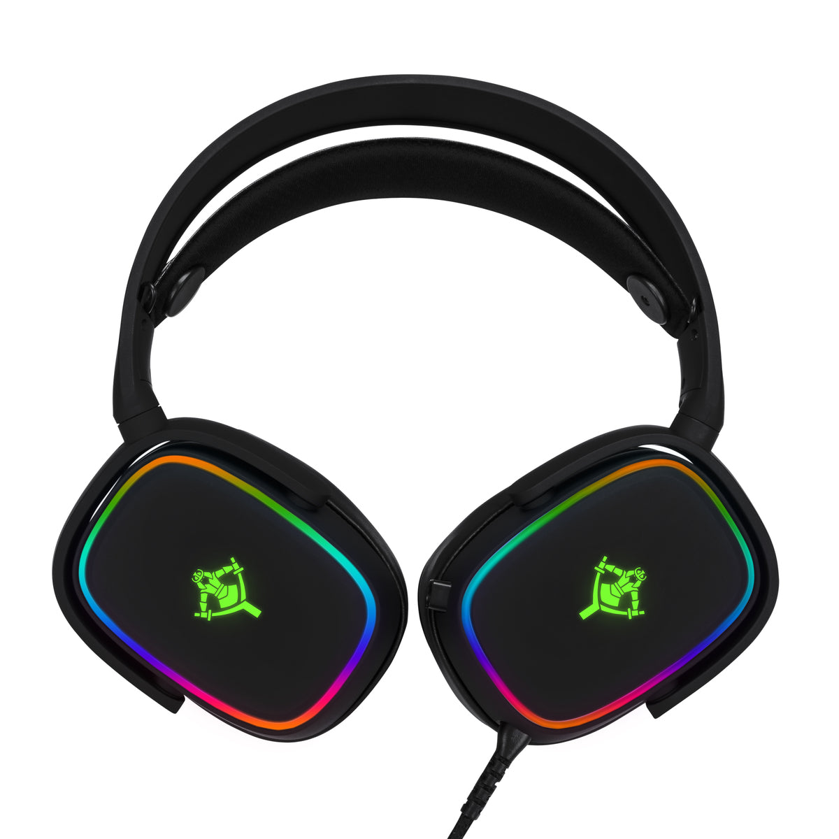 Diadema Gamer Yeyian YDG-33405 RGB 3.5mm Micrófono Negro 7.1 Virtual Surround