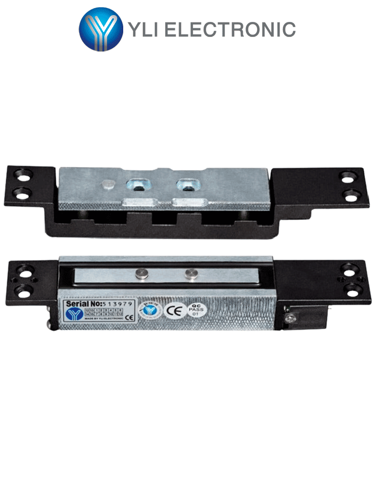 Cerradura Magnética YLI YM2400SL 1000 Kg, LED, Retardo Ajustable, Dual 12V
