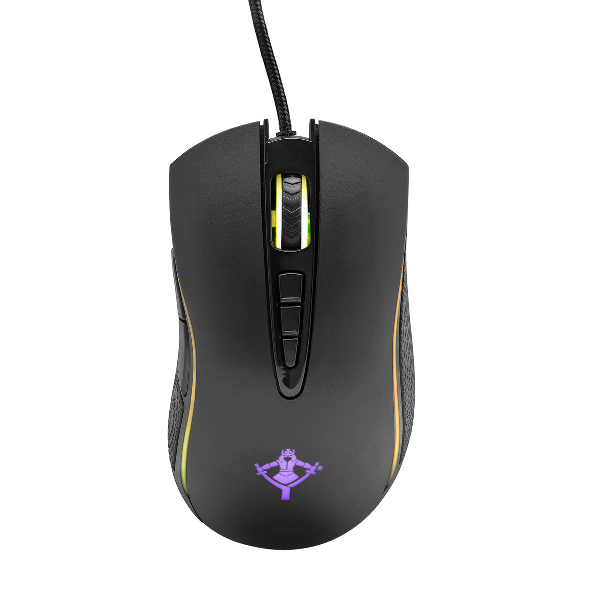 Mouse Gamer Yeyian YMG-24110N Gram S2000 RGB/8B/6400DPI/USB/Negro (Open Box)
