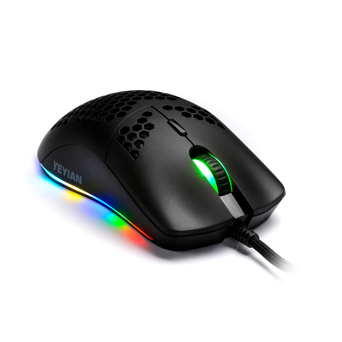 Mouse Gamer Yeyian YMG-24310 Links 3000, RGB, 6 Botones, 7200 DPIS, USB Negra