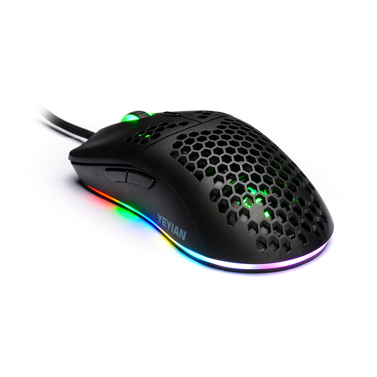 Mouse Gamer Yeyian YMG-24310 Links 3000, RGB, 6 Botones, 7200 DPIS, USB Negra