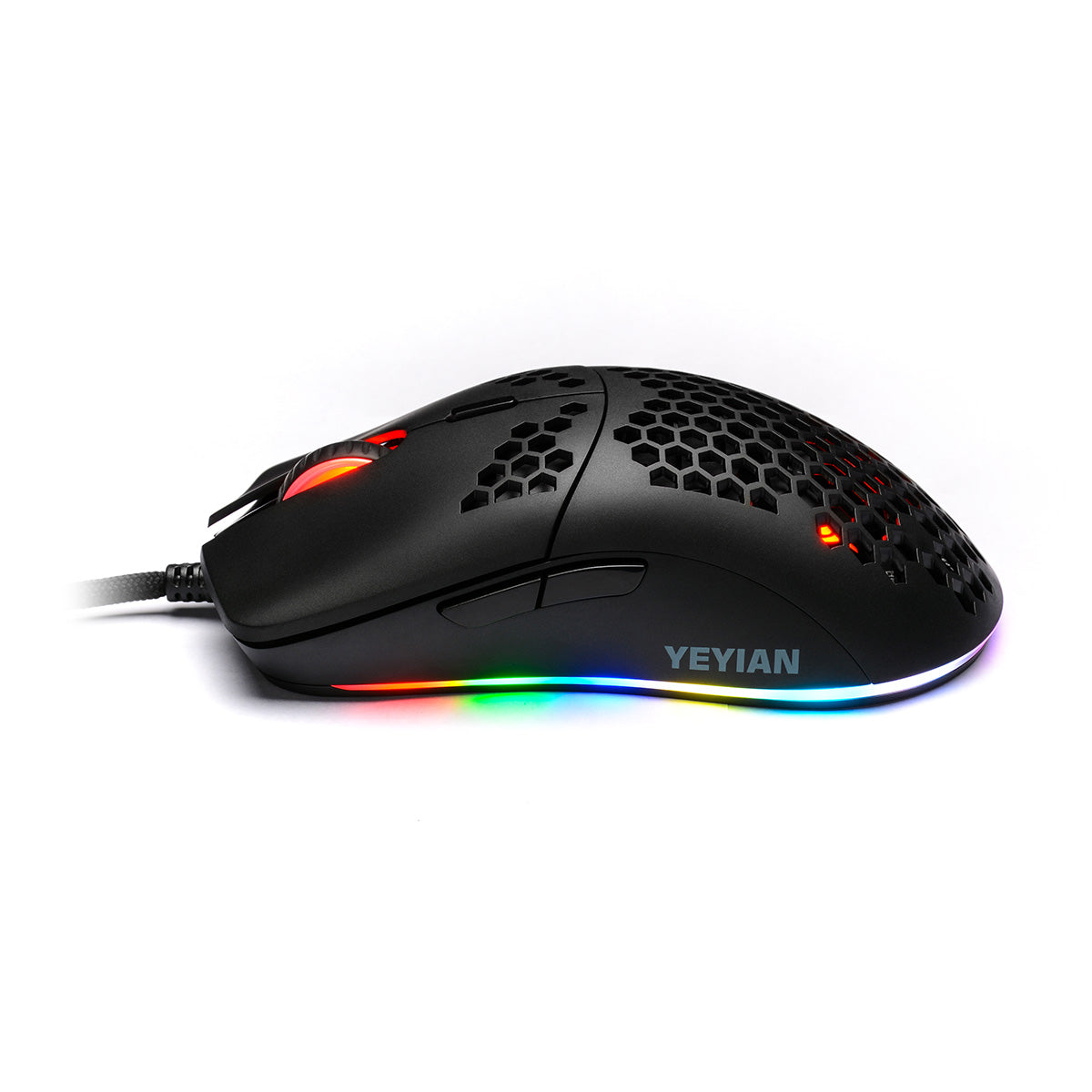 Mouse Gamer Yeyian YMG-24310 Links 3000, RGB, 6 Botones, 7200 DPIS, USB Negra