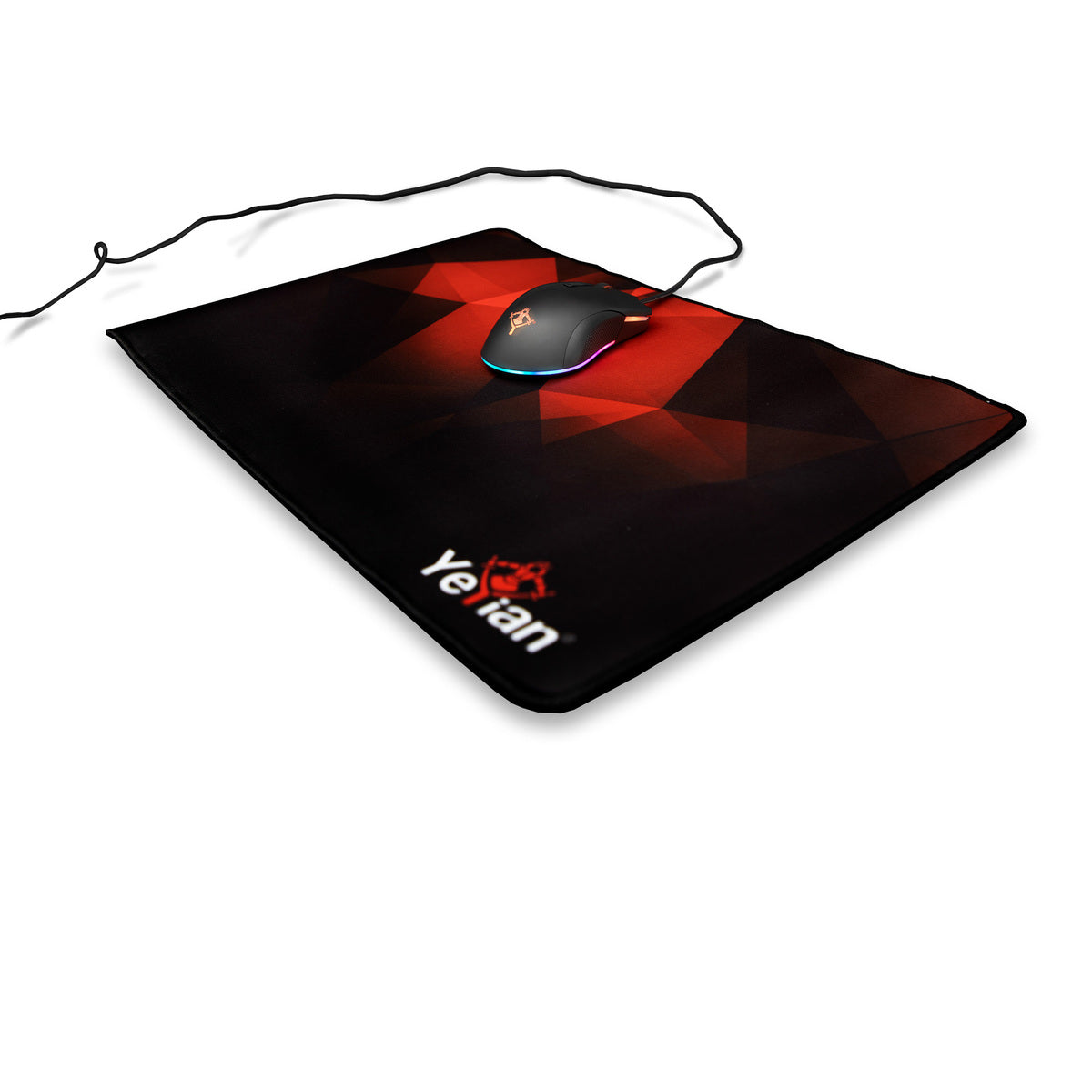 Mousepad Gamer Yeyian YSS-MP1036N Krieg 1036 Gamer Anti/D 360x280x3mm, Superficie Resistente al Agua y Base Antideslizante