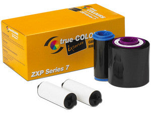 Cinta de transferencia térmica Zebra hasta 5000 imágenes para Zxp7. Color Negro.