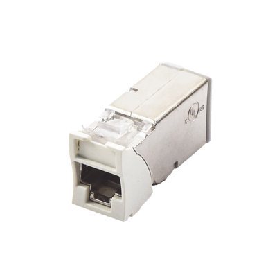 Z6A-S02B - Jack Cat6A Blindado / Montaje Híbrido Plano y Angulado / 48 Puertos en 1U / F/UTP / Color Blanco