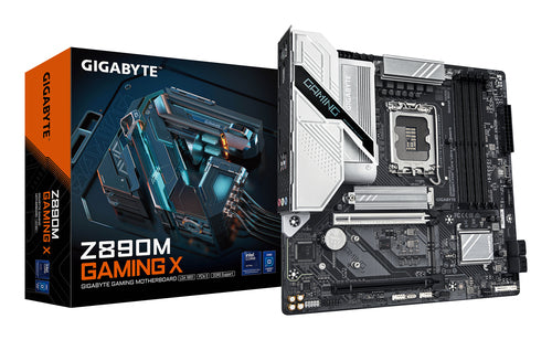 Z890M GAMING X - GIGABYTE Placa base Z890M GAMING X - Compatible con procesadores Intel Core Ultra (Serie 2), 8+1+2 f