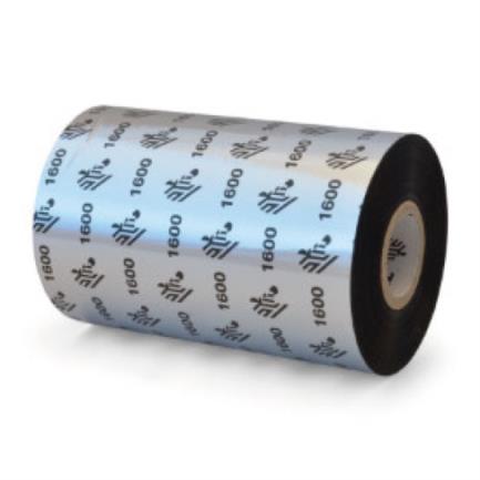 Cinta de Cera Zebra 110mm x 450m 1600ÂEconomico Nucleo de 25mm (1 Pulgada) 18/Caja