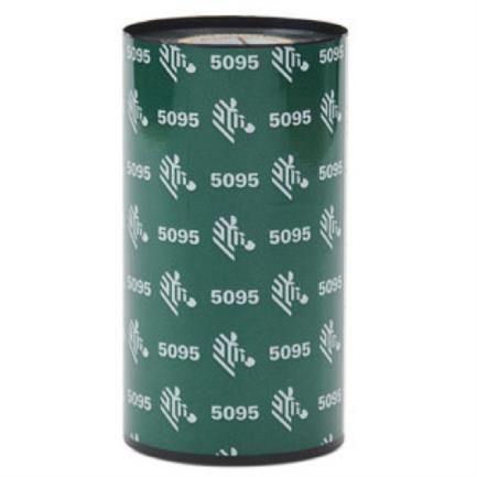 Cinta de Resina Zebra 60mm x 450m (236 Pulgadas) Alto Rendimiento Nucleo 25mm, 6/caja