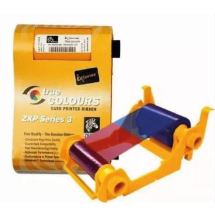 Cinta Zebra de alta capacidad YMCKO 280 imágenes para ZXP series 3, impresión a color de borde a borde