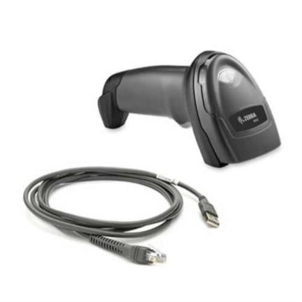 Lector de Codigos de Barras Zebra DS2208-SR Negro 2D Con Cable Usb Sin Base DS2208-SR7U2100AZW
