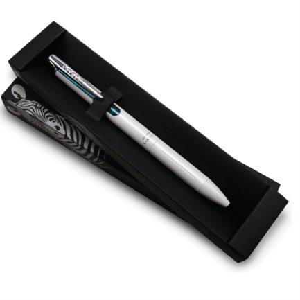 Bolígrafo Zebra Rollerball 0.7mm Gel Sarasa Grand Blanco, Tinta Mediano