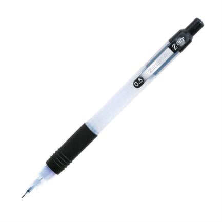 Lapicero Zebra Grip Negro 0.5mm Caja C/12 Pzas, Tinta Gel, Punta Fina