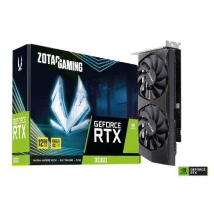 Tarjeta de Video Zotac GeForce RTX3060 12GB GDDR6 192 bits PCIe 4.0 1xHDMI 3xDP Dual Fan