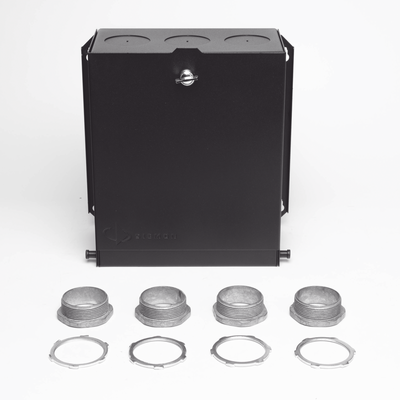 ZU-MX-24P - Caja de Zona / 24 Puertos / Perfil Bajo / Instalación Plenum / Compatible MAX-Z-MAX-TERA / Negro