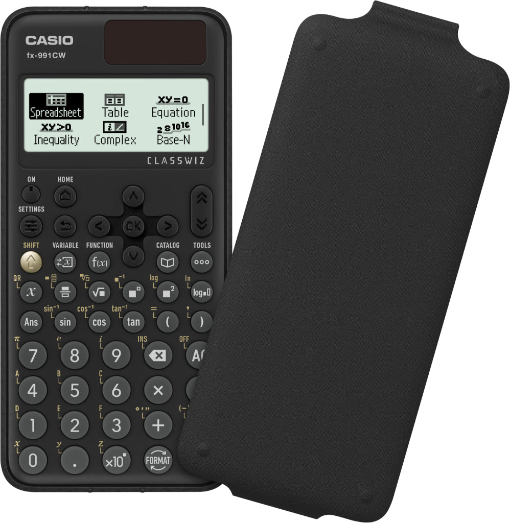 Casio FX-991CW calculadora Bolsillo Calculadora científica Negro, 12 dígitos, Batería