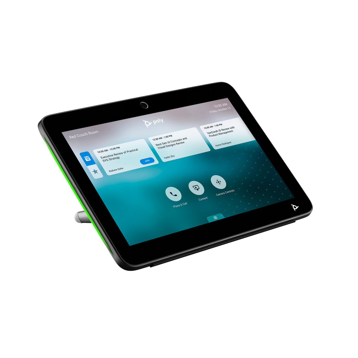 HP Poly TC10 Touch Controller Black accesorios para videoconferencias Negro Si 25,6 cm (10.1") 1280 x 800 Pixeles