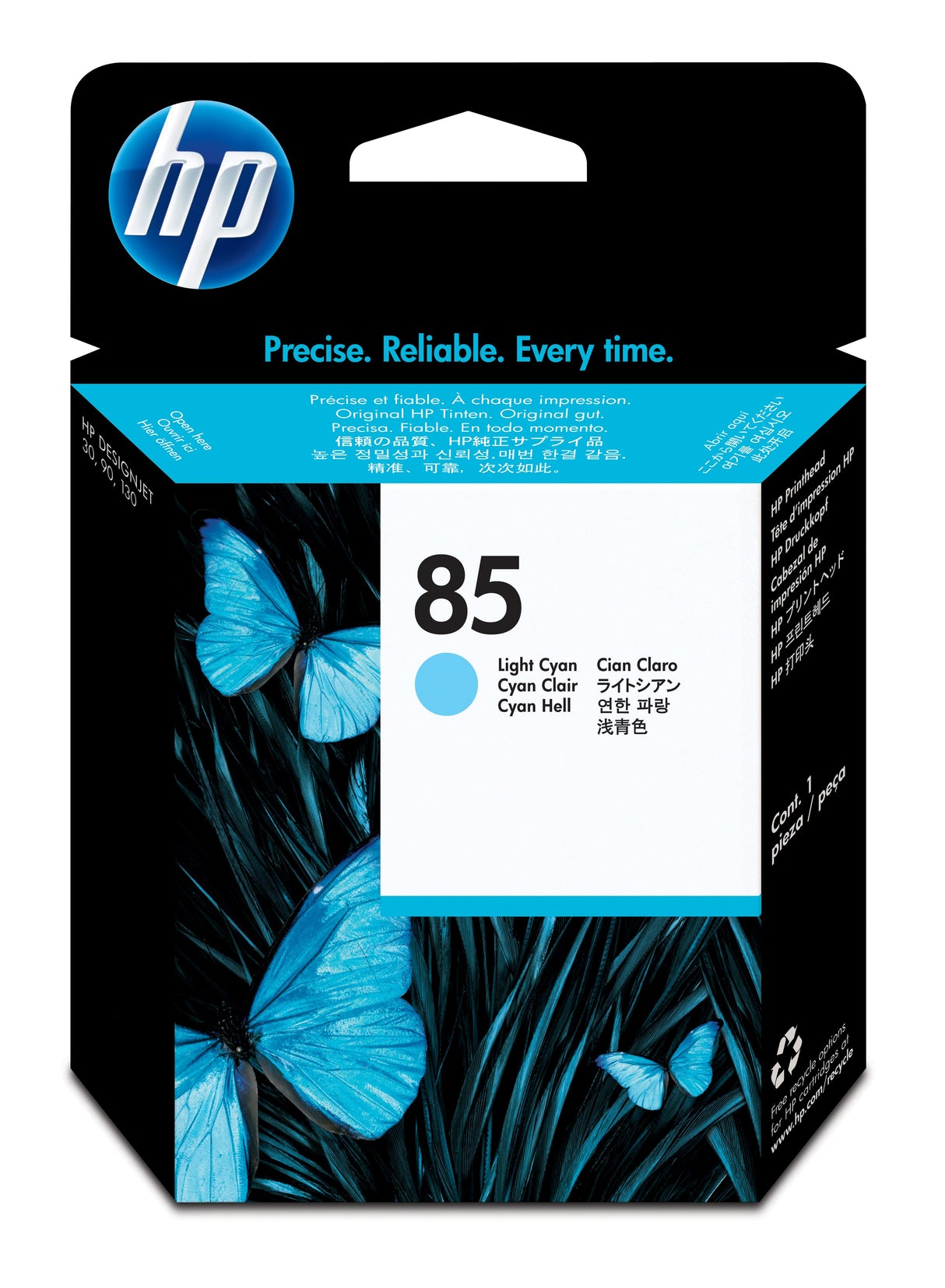 HP Cabezal de impresión DesignJet 85 cian claro Impresora Inyección de tinta térmica