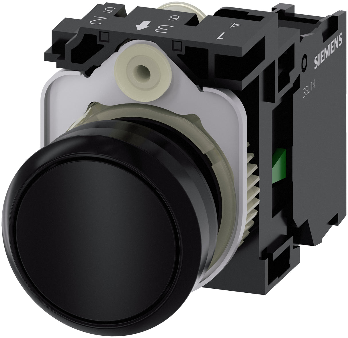 Siemens ACT 0AB10-1BA0 - Drucktaster 1 NO schwarz rund