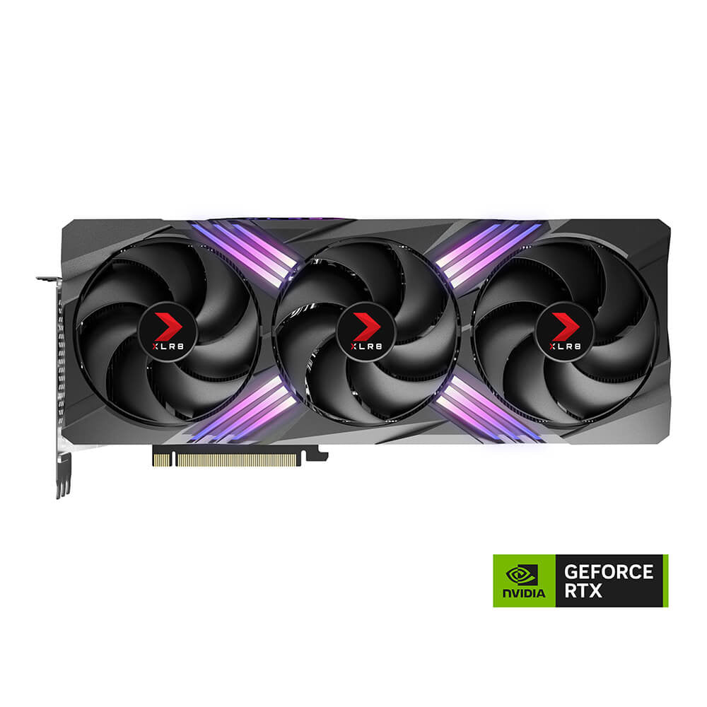 PNY GeForce RTX 4070 Ti SUPER XLR8 Gaming VERTO EPIC-X RGB Overclocked Triple Fan DLSS 3 NVIDIA 16 GB GDDR6X