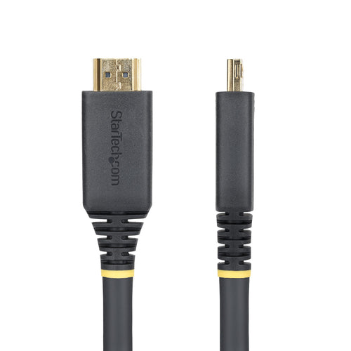 StarTech.com Cable HDMI de Alta Velocidad Activo de 10m - Conectores de Agarre - UHD 4K60Hz/1440p 144Hz - 18Gbps - HDR10