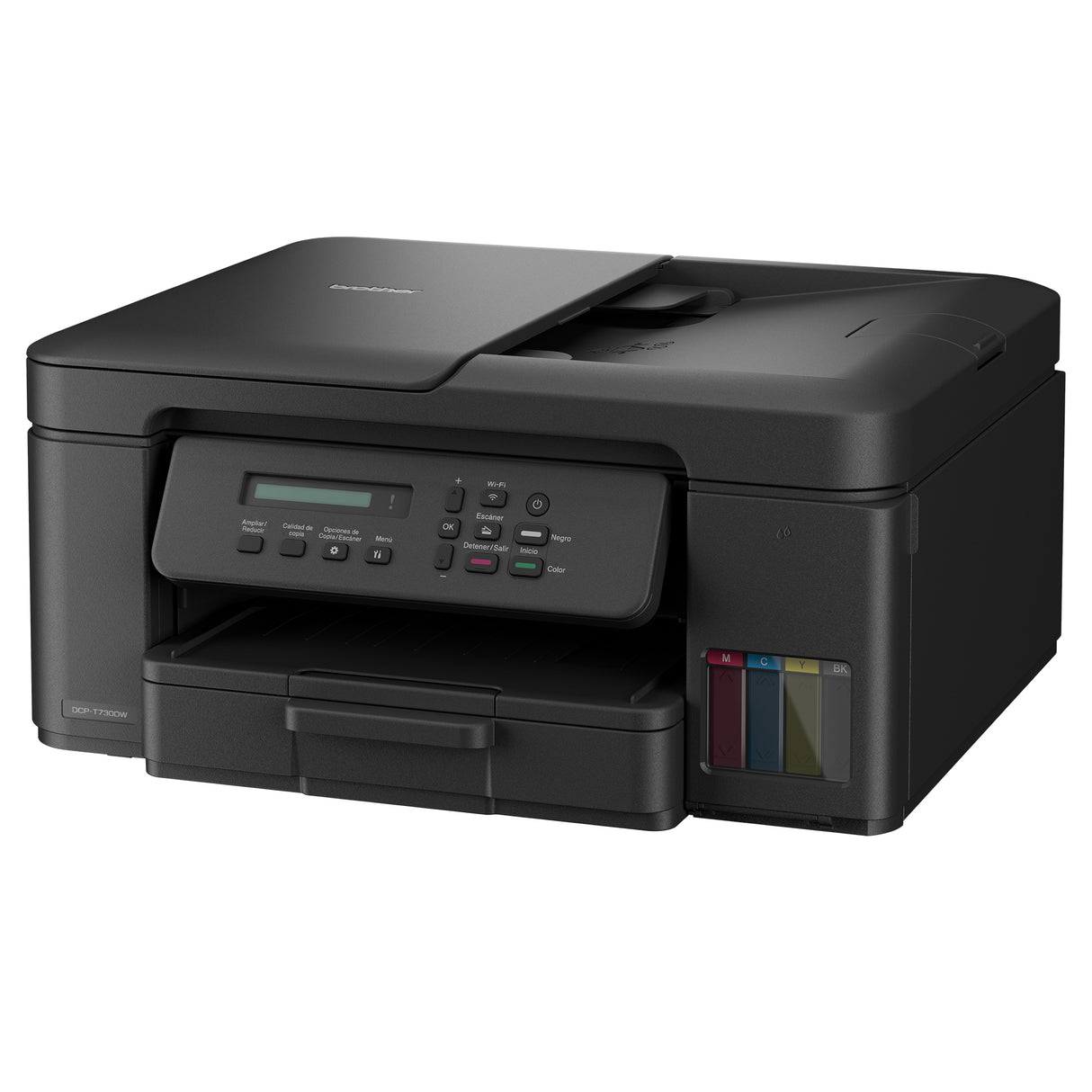 MULTIFUNCIONAL BROTHER T730DW INYECCIÓN DE TINTA CONTINUA INKBENEFIT TANK WI-FI/USB 2.0 HASTA 27 PPM NEGRO Y 23PPM COLO