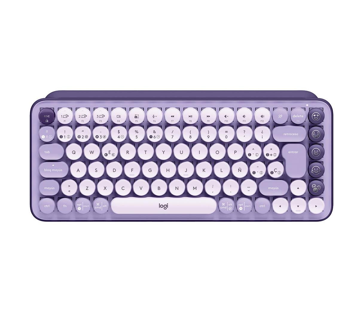 Logitech POP Keys Teclado Logitech Tactile Universal Inalámbrico y alámbrico Bluetooth
