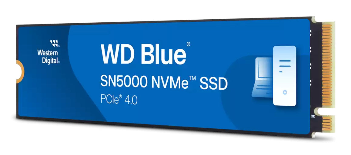 Western Digital Blue SN5000 1 TB M.2 PCI Express 4.0 NVMe, 5150 MB/s, WDS100T4B0E
