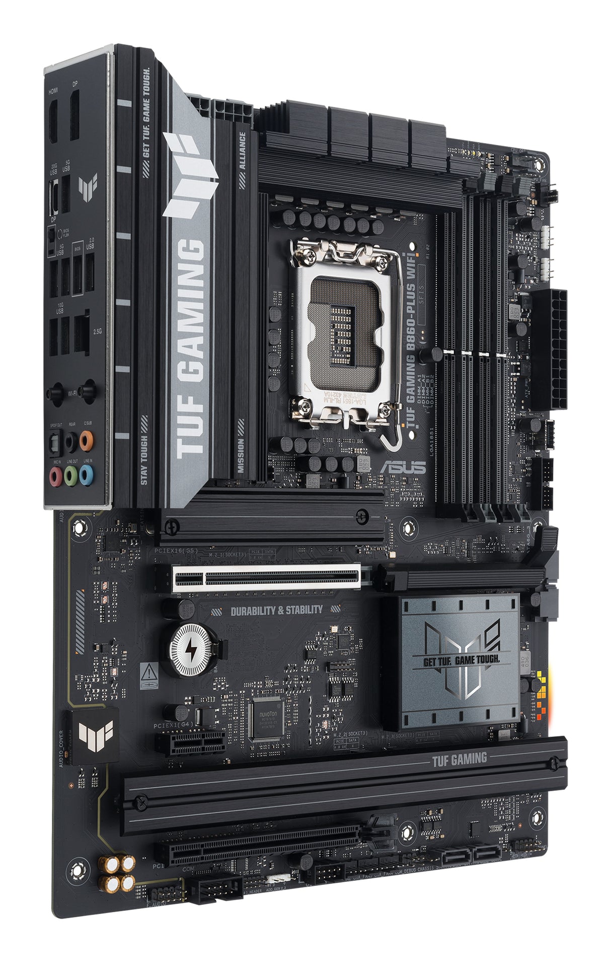 ASUS TUF GAMING B860-PLUS WIFI placas base Intel LGA 1851 (Socket V1) Intel Core Ultra (Series 2) LGA 1851