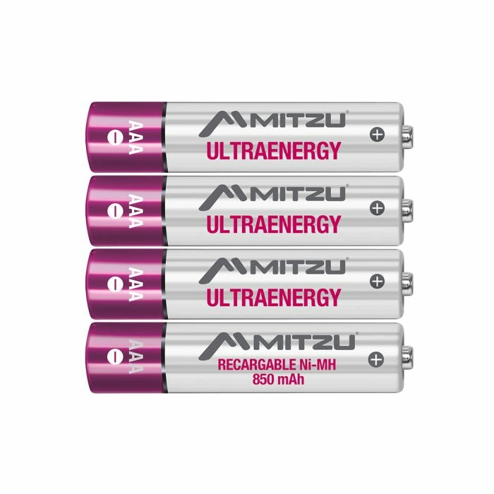 MITZU MNM-4XAAA850 pila de uso doméstico Batería recargable AAA Níquel-metal hidruro (NiMH), 4 pieza(s)