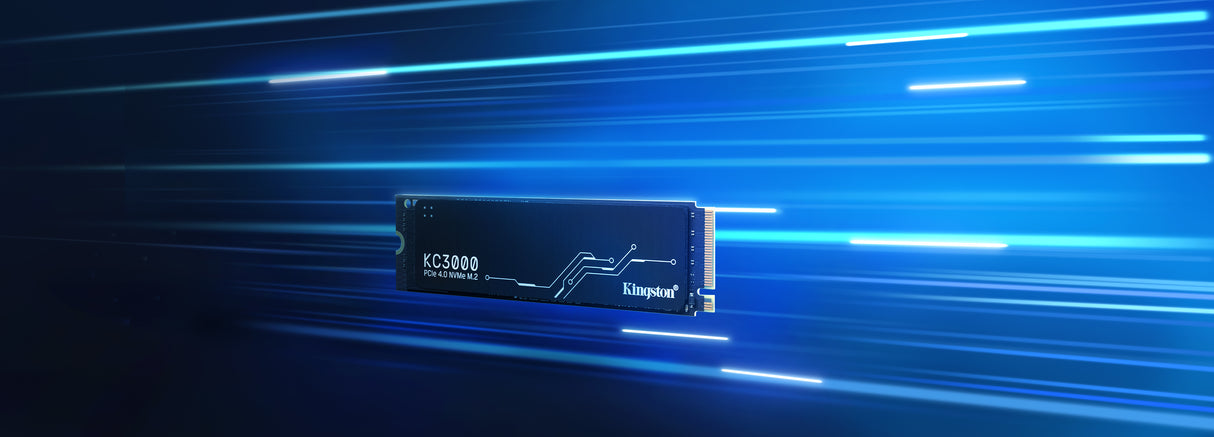 Kingston Technology 4096G KC3000 M.2 2280 NVMe SSD unidades internas de estado sólido 4 GB M.2 PCI Express 4.0 Si