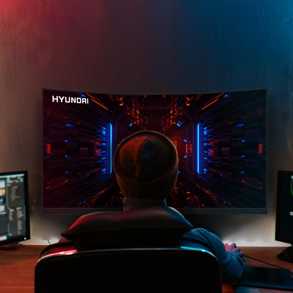 Hyundai Hy View 32" Curved Gaming Monitor monitor de computadora 80 cm (31.5") 2560 x 1440 Pixeles Quad HD LED Negro
