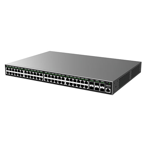Grandstream Networks GWN7806 dispositivo de redes Gestionado L2+ Gigabit Ethernet (10/100/1000) Gris, Montaje en rack
