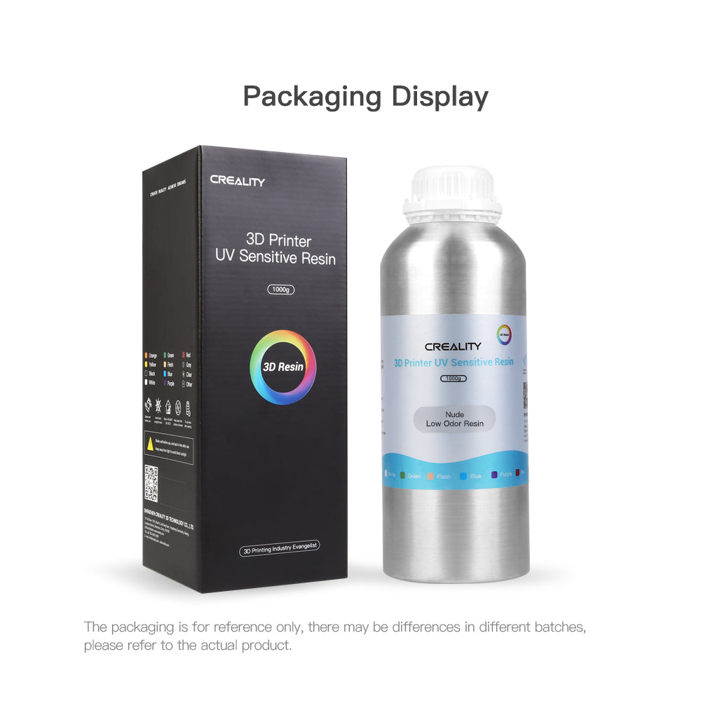 Resina Creality Lcd Rígida Bajo Olor 0.5Kg Color Blanco FullOffice.com