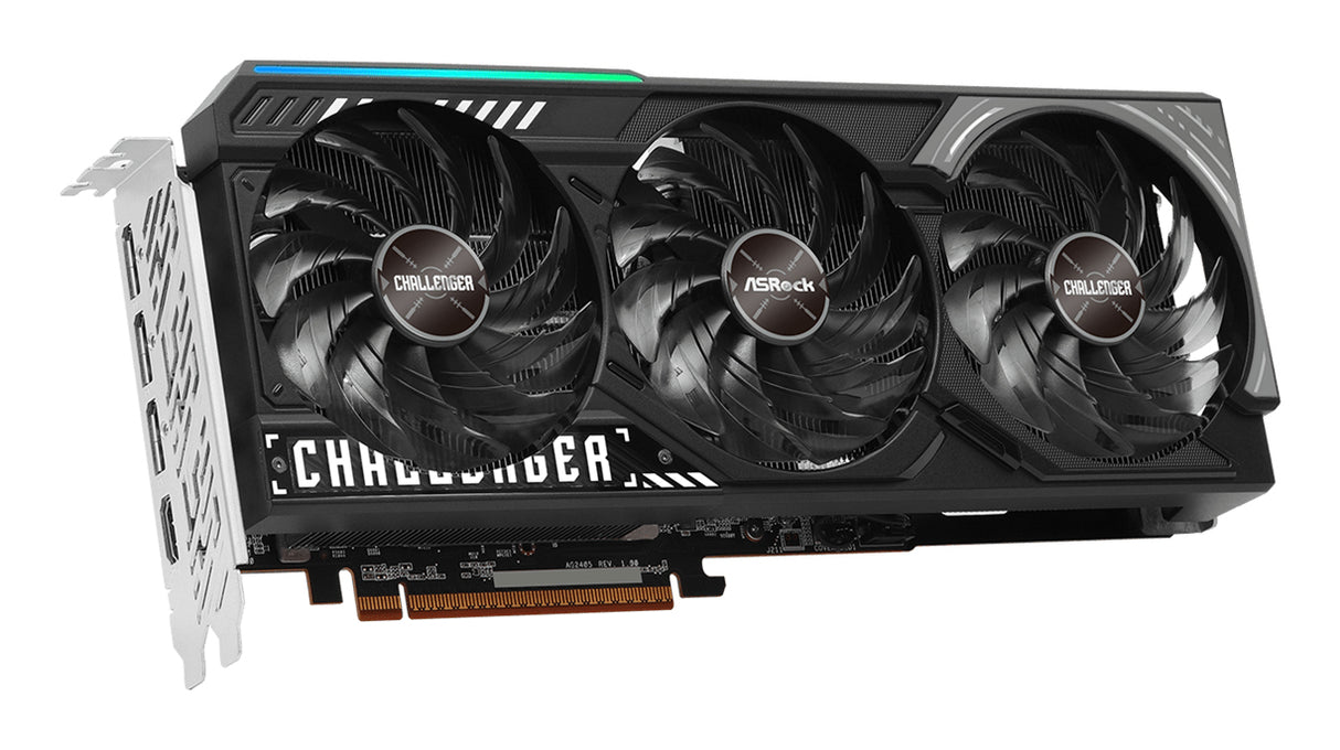 Asrock AMD Radeon RX 9070 Challenger 16GB GDDR6, 256 Bit, 7680 x 4320 Pixeles, PCI Express 5.0