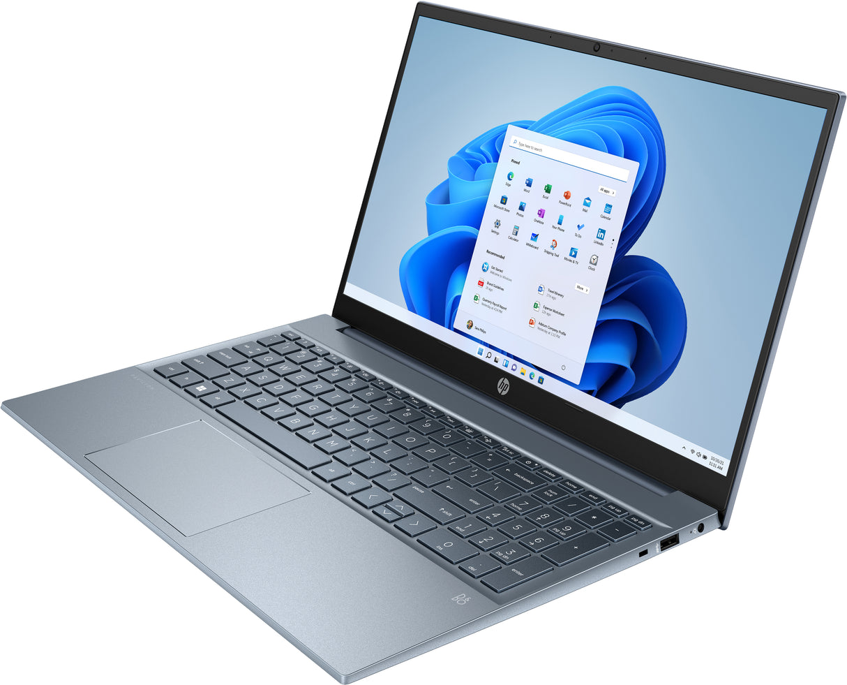 HP Pavilion 15-eg2524la Intel® Core™ i5 i5-1235U Computadora portátil 39.6 cm (15.6") Full HD 8 GB DDR4-SDRAM 512 GB SSD Wi-Fi 6 (802.11ax) Windows