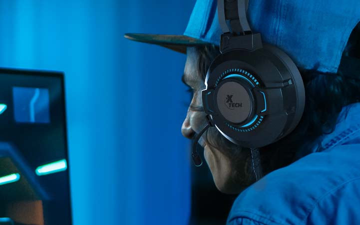 Xtech Morrighan Auriculares Alámbrico Diadema Juego USB tipo A Negro, 20 - 20000 Hz, 311.84 g