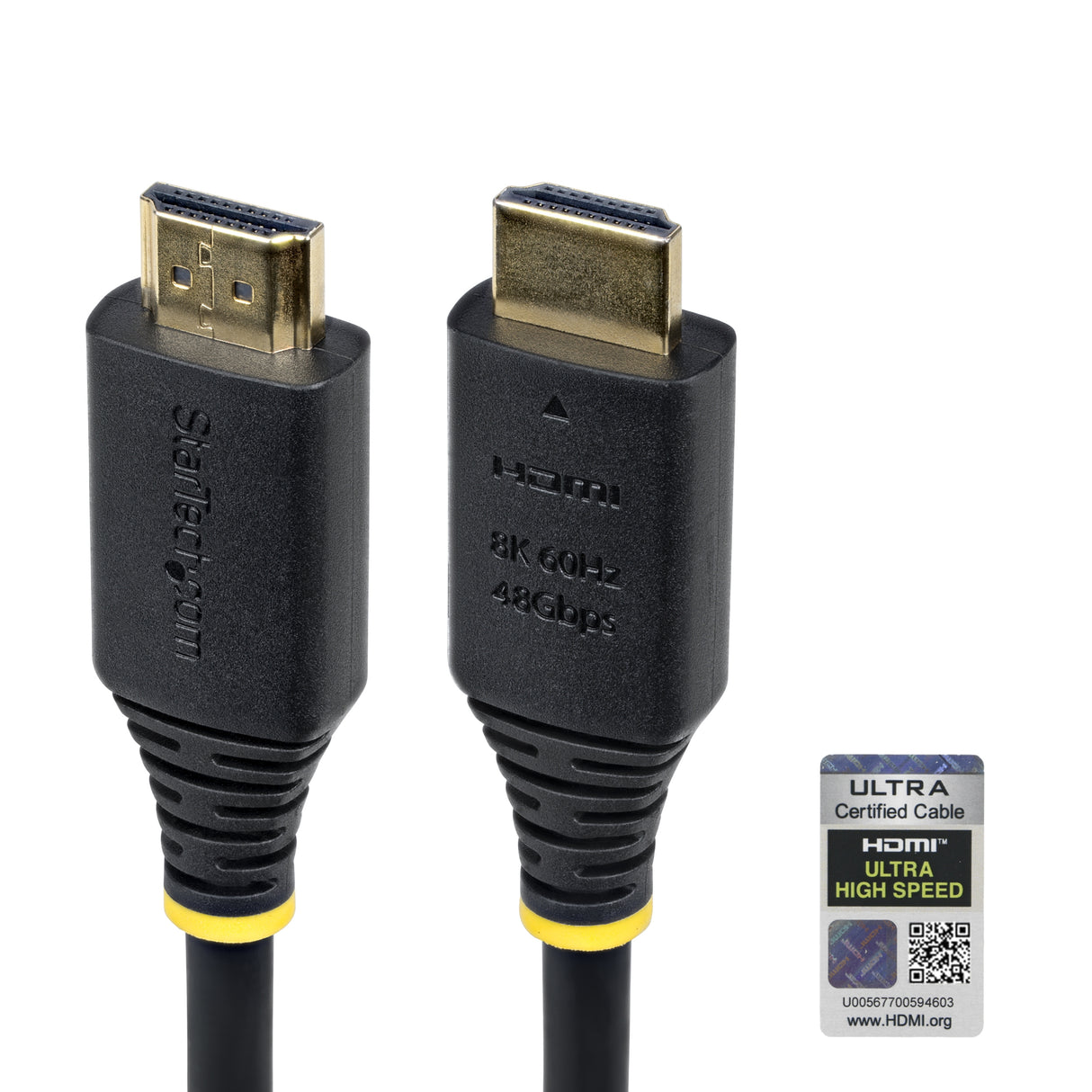 StarTech.com Cable HDMI de 2m Certificado de Ultra Alta Velocidad - 8K60Hz/4K120Hz - Cable HDMI 2.1 con HDR10+ / eARC -