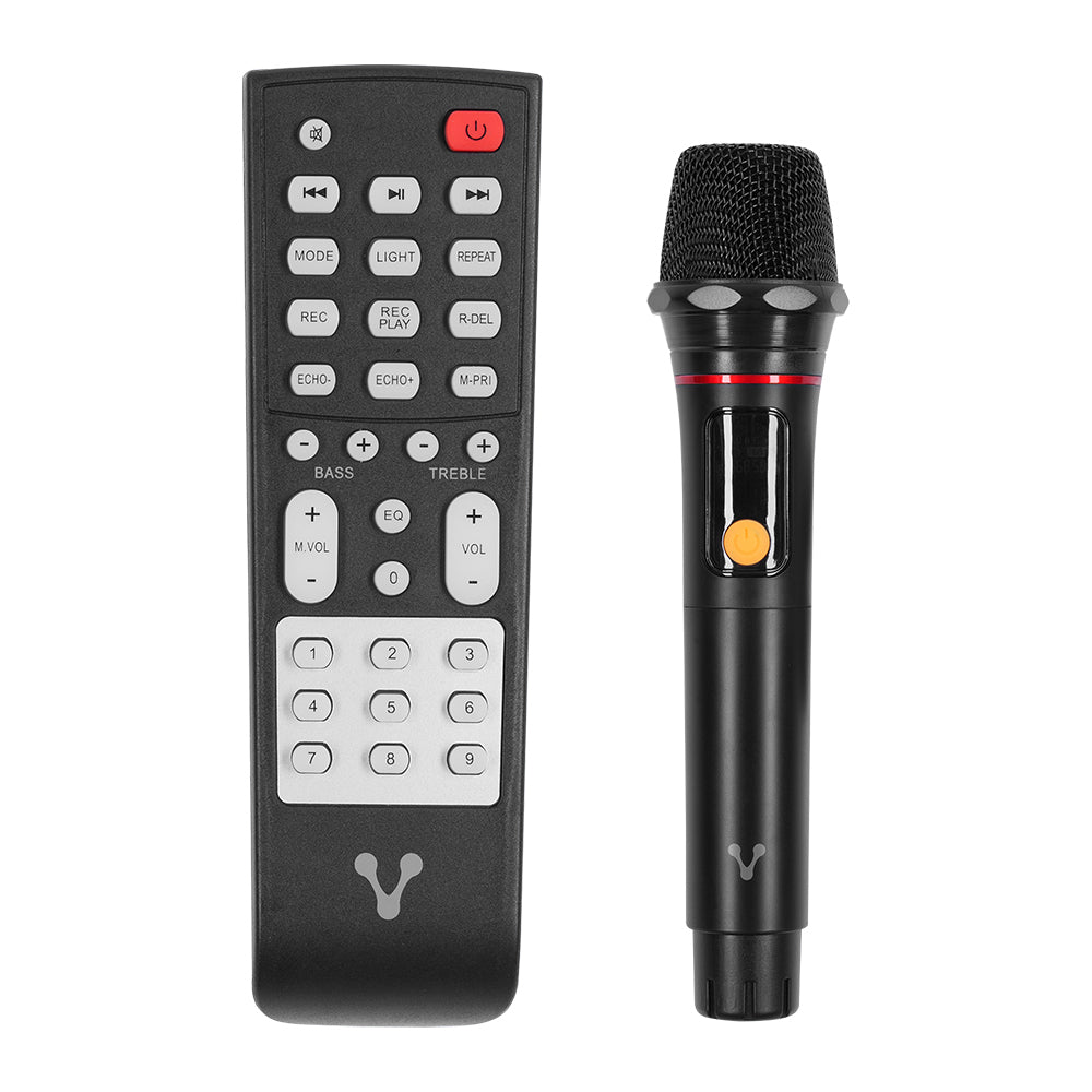 Vorago KSP-700 altavoz portátil y para fiesta Altavoz portátil estéreo Negro, Inalámbrico, Rectángulo, Botones